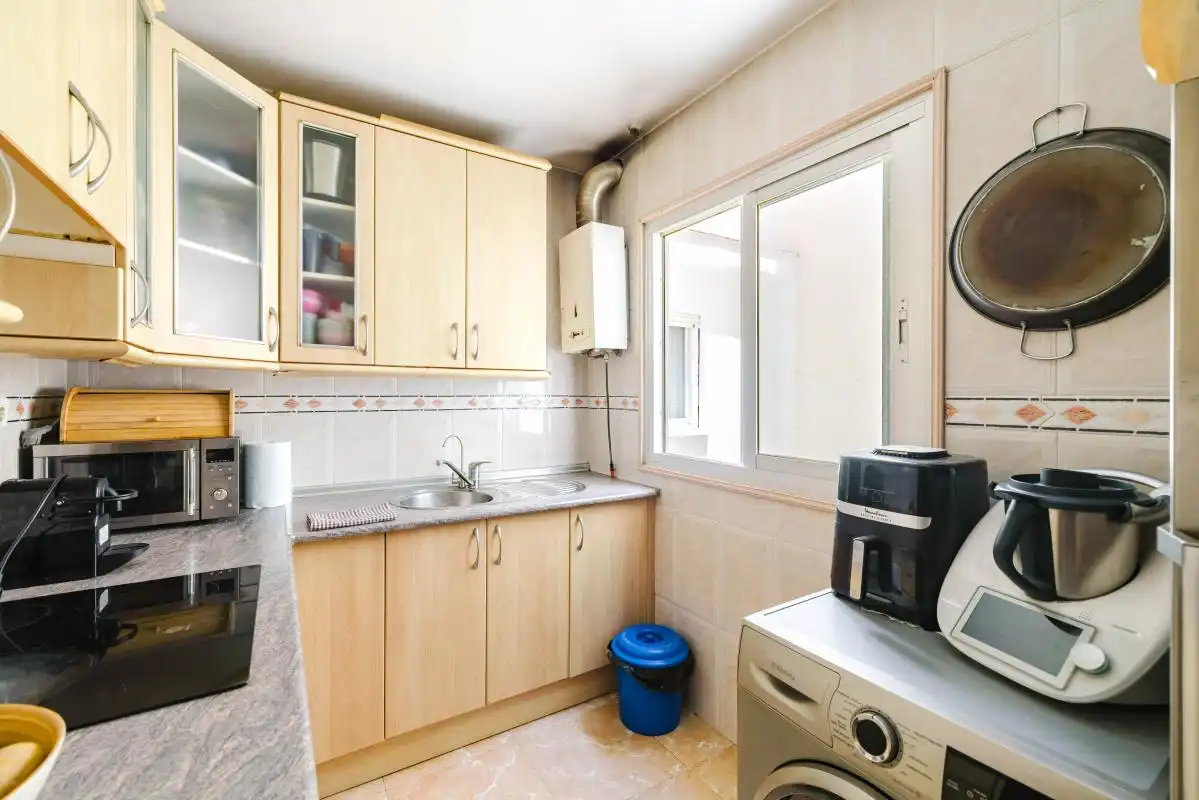 Kitchen of Flat for sale in Málaga  with Air Conditioner, Heating and Terrace