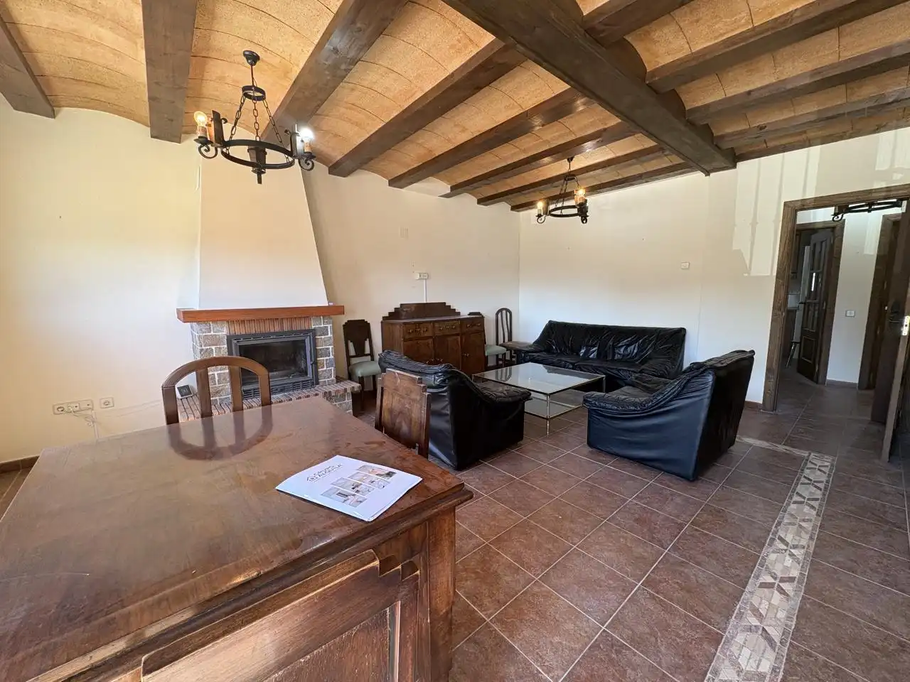 Living room of Detached homes for rent in El Berrueco  with Heating, Private garden and Storage room