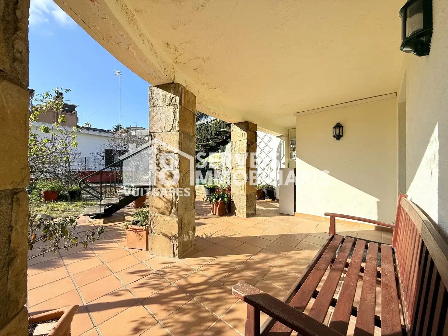 Terraza de Casa o chalet en venta en Sant Vicenç de Montalt con Calefacción, Jardín privado y Piscina
