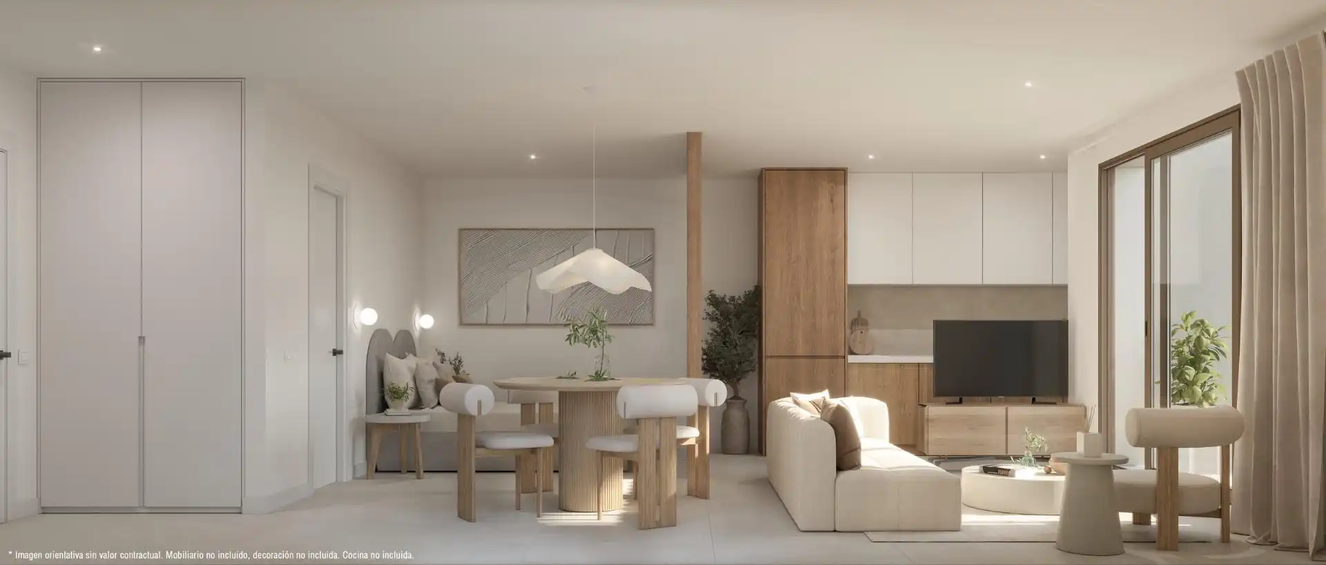 Sala de estar de Loft en venta en Málaga con Aire acondicionado, Calefacción y Terraza