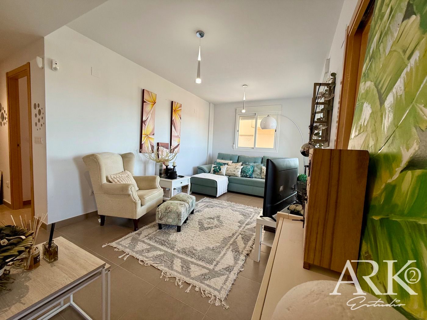 Living room of Apartment for sale in Piles  with Air Conditioner, Heating and Terrace