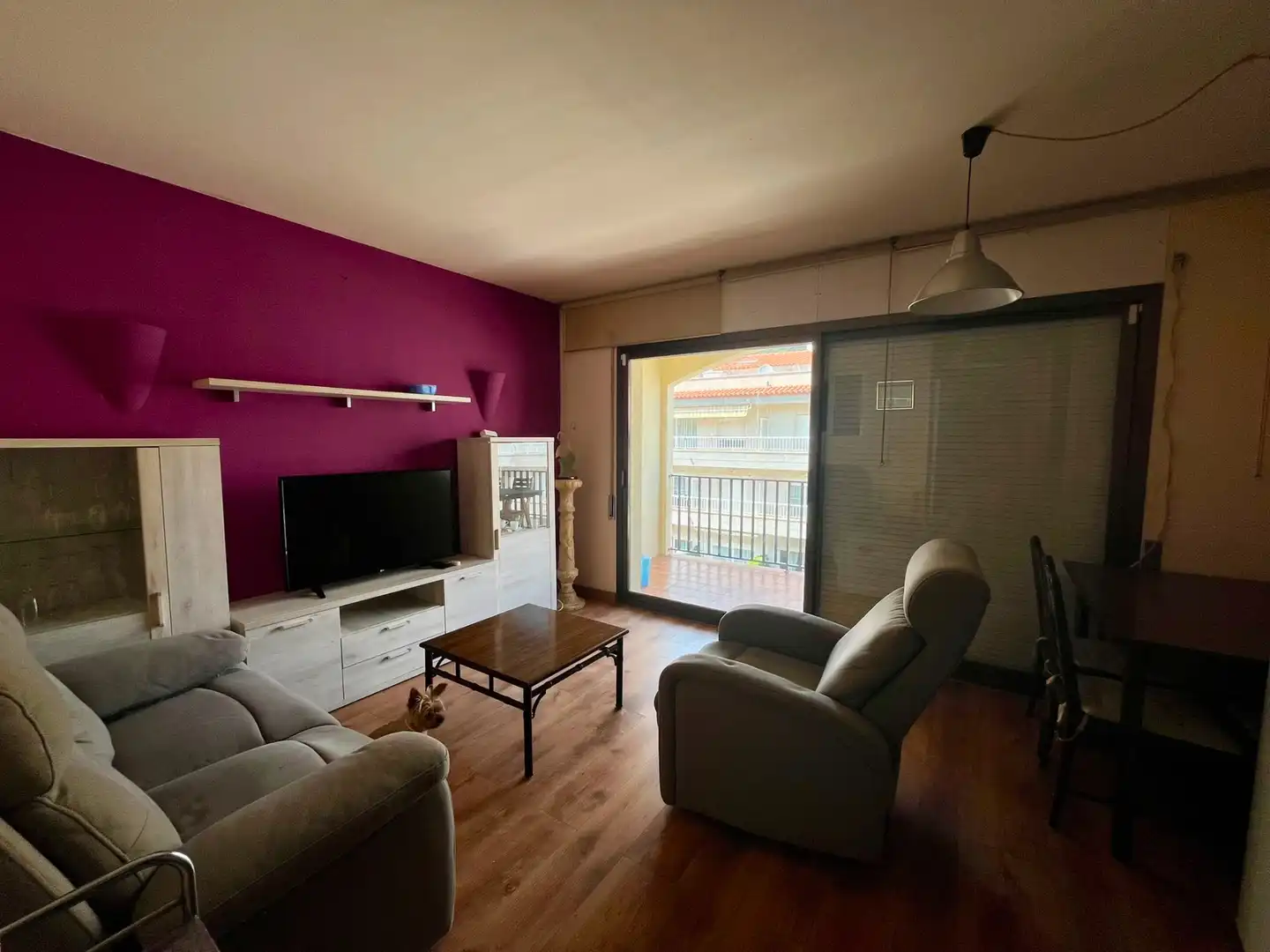 Sala de estar de Apartamento en venta en L'Estartit con Aire acondicionado, Terraza y Amueblado
