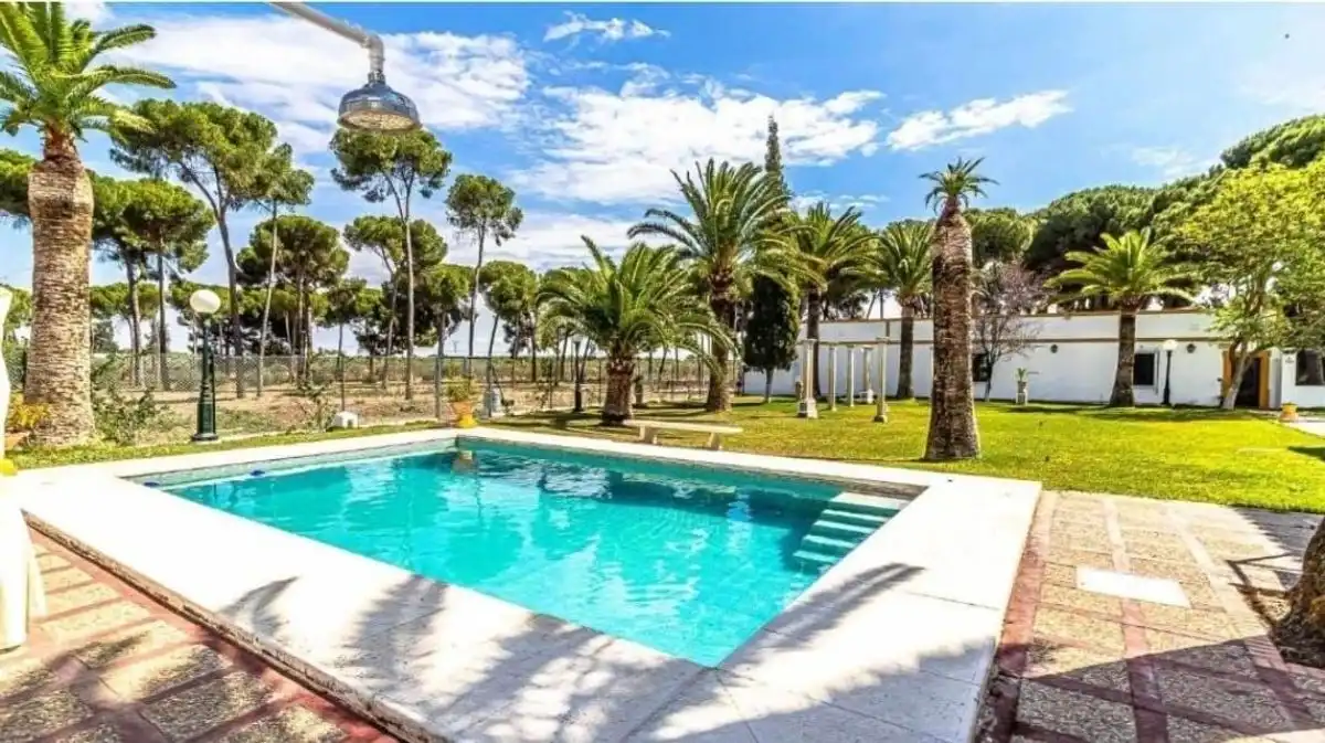 Piscina de Casa o xalet en venda en Marchena amb Aire condicionat, Calefacció i Jardí privat