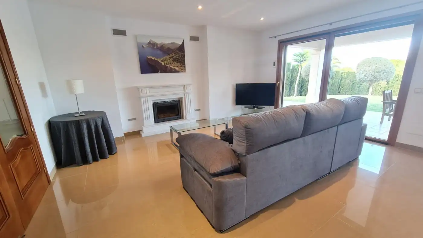 Living room of Houses for sale in Calvià  with Heating, Private garden and Terrace
