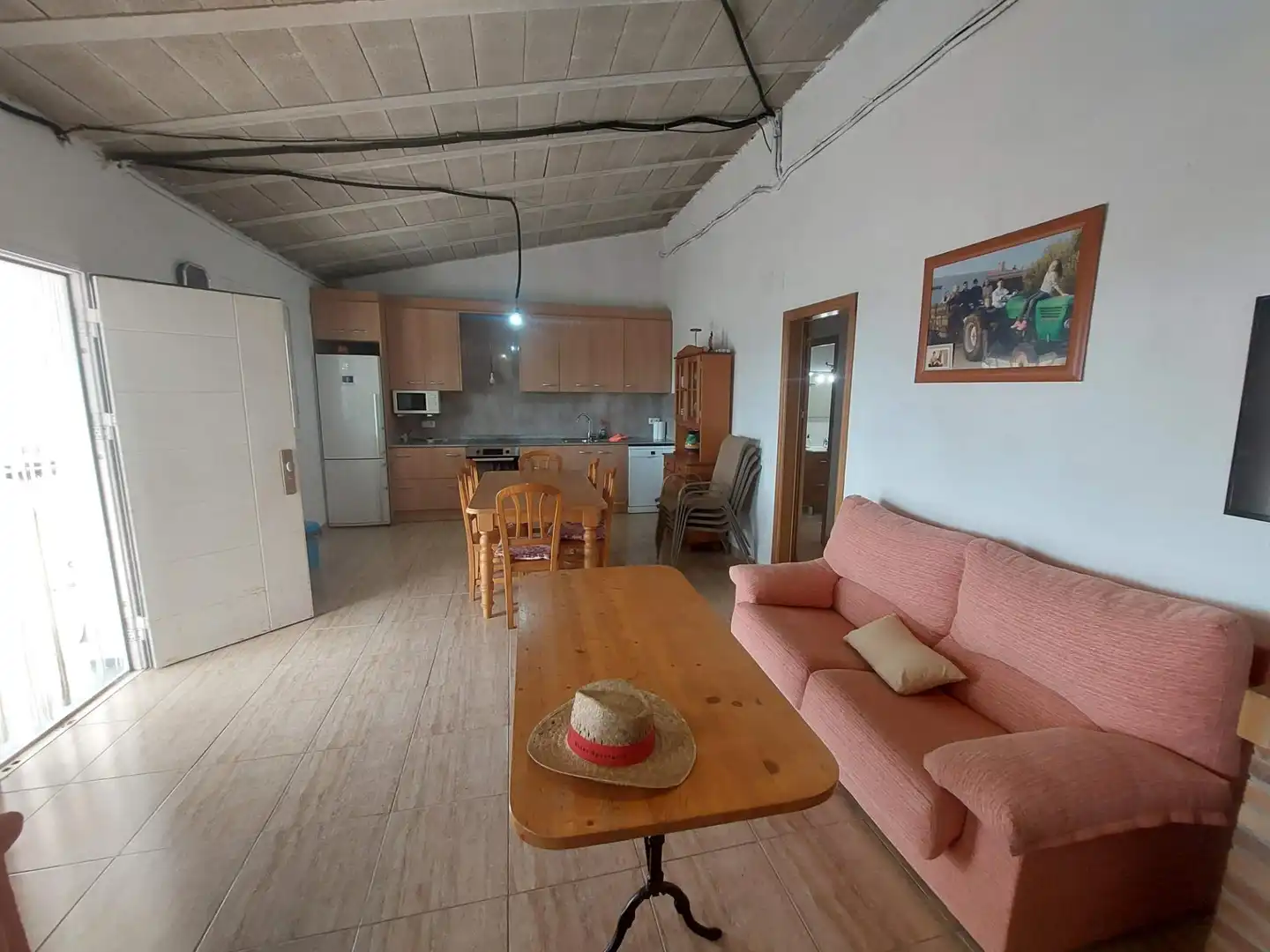 Sala d'estar de Finca rústica en venda en L'Ametlla de Mar  amb Terrassa i Moblat
