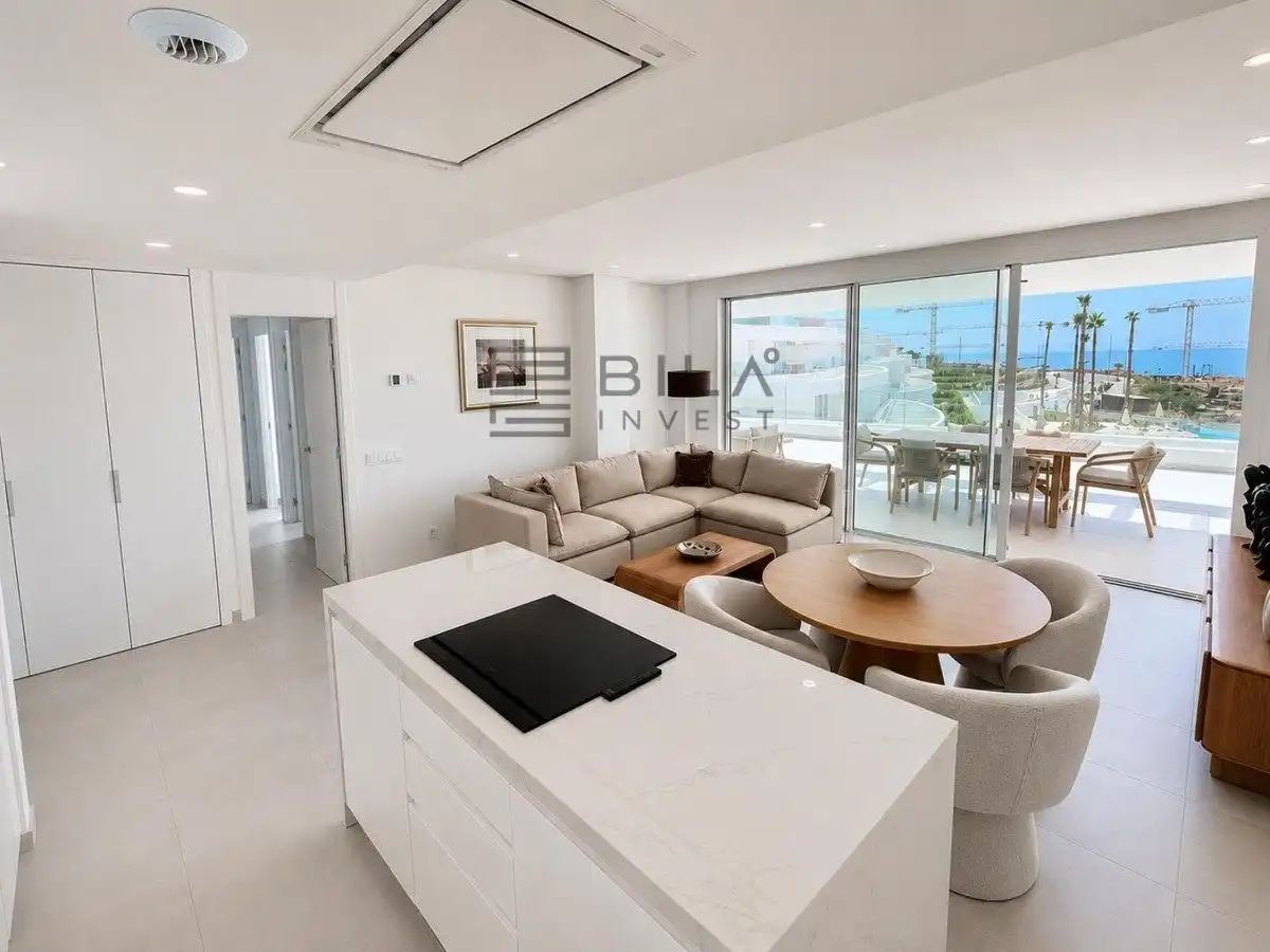 Sala d'estar de Pis en venda en Mijas amb Aire condicionat, Terrassa i Traster