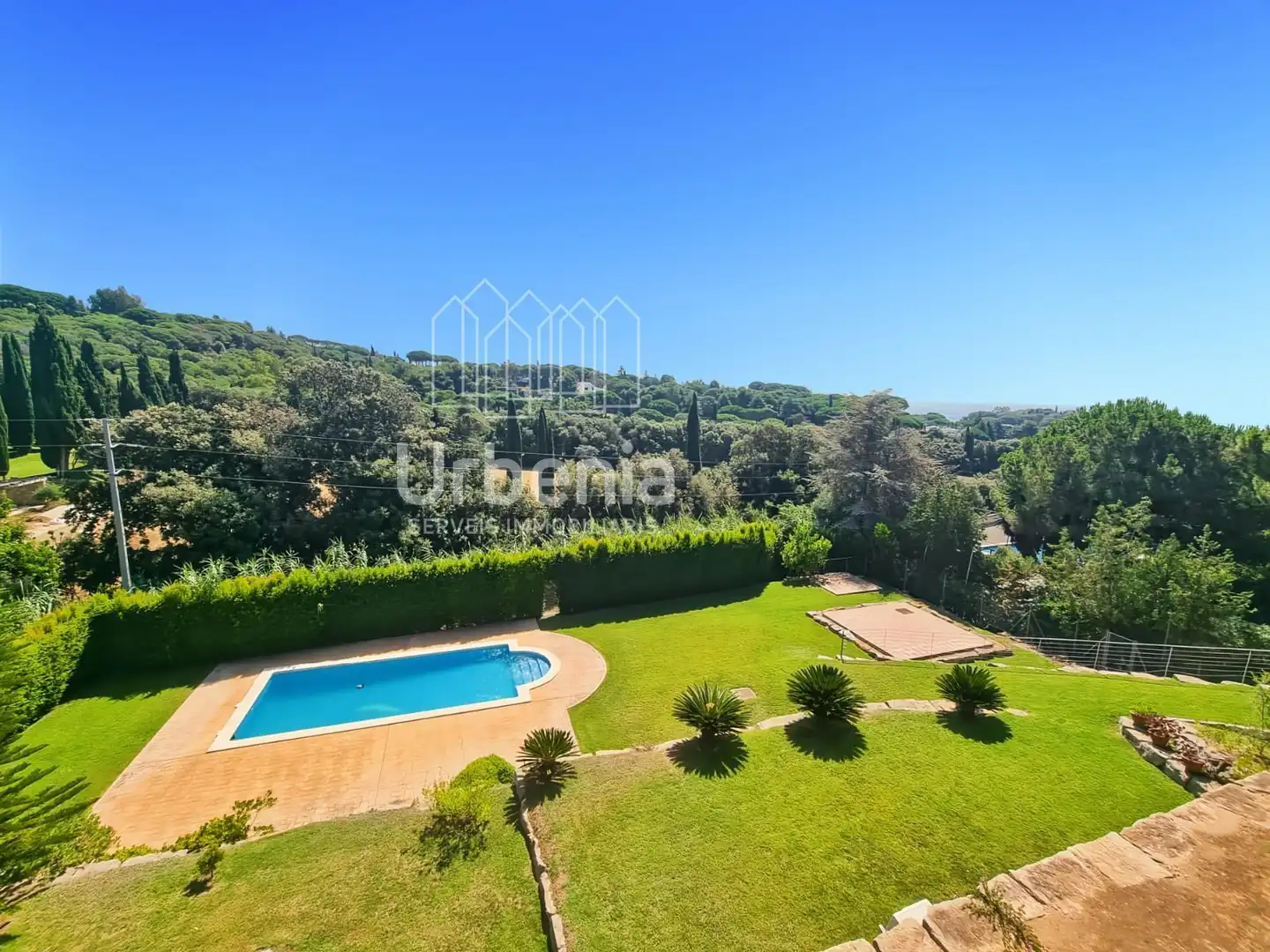 Garden of Houses for sale in Sant Andreu de Llavaneres  with Air Conditioner, Heating and Swimming Pool