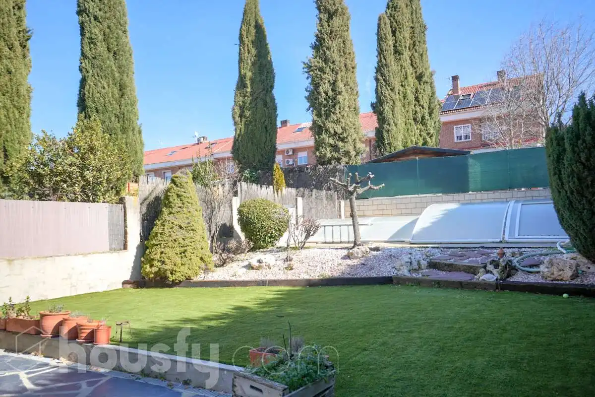 Jardín de Casa o chalet en venta en Rivas-Vaciamadrid con Aire acondicionado, Calefacción y Jardín privado