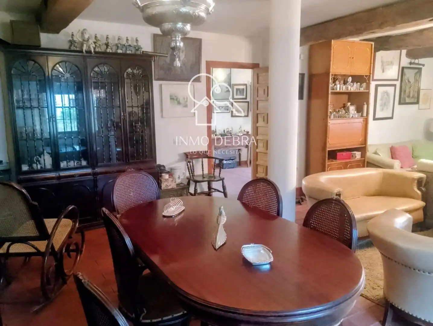 Esszimmer von Einfamilien-Reihenhaus zum Verkauf in Cudillero mit Heizung, Privatgarten und Terrasse