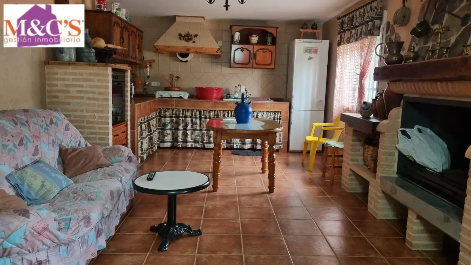 Kitchen of Houses for sale in Hinojosas de Calatrava  with Air Conditioner, Heating and Private garden