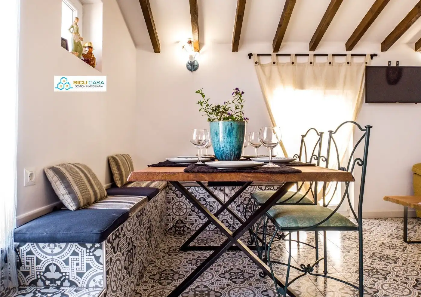 Dining room of Houses for sale in Jijona / Xixona  with Air Conditioner, Terrace and Storage room