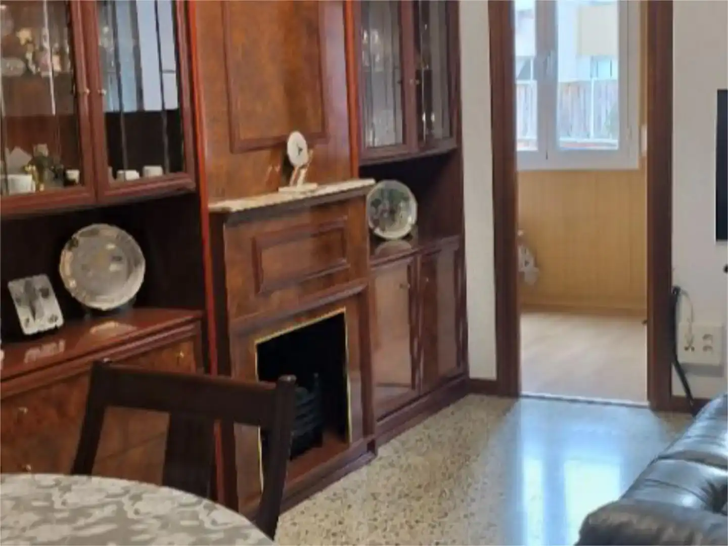Sala d'estar de Pis en venda en  Barcelona Capital amb Aire condicionat i Balcó
