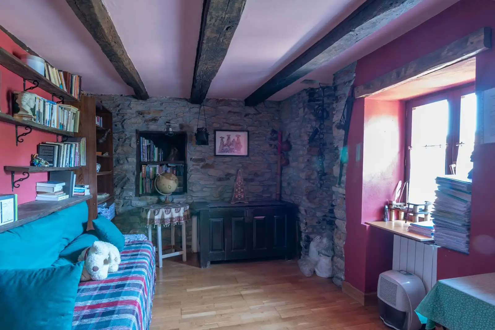 Sala d'estar de Casa o xalet en venda en Zeanuri amb Calefacció, Jardí privat i Terrassa