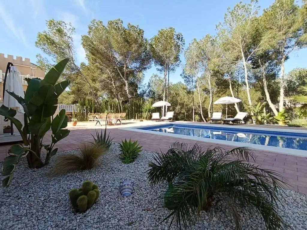 Piscina de Casa o chalet en venta en Pilar de la Horadada con Aire acondicionado, Calefacción y Jardín privado