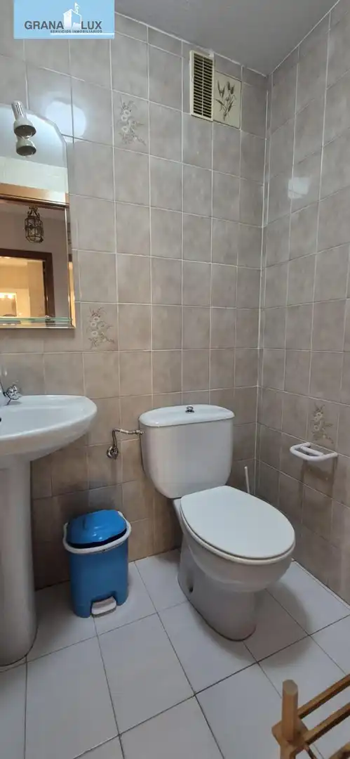 Bathroom of Flat for rent in Granada  with Heating, Furnished and Balcony
