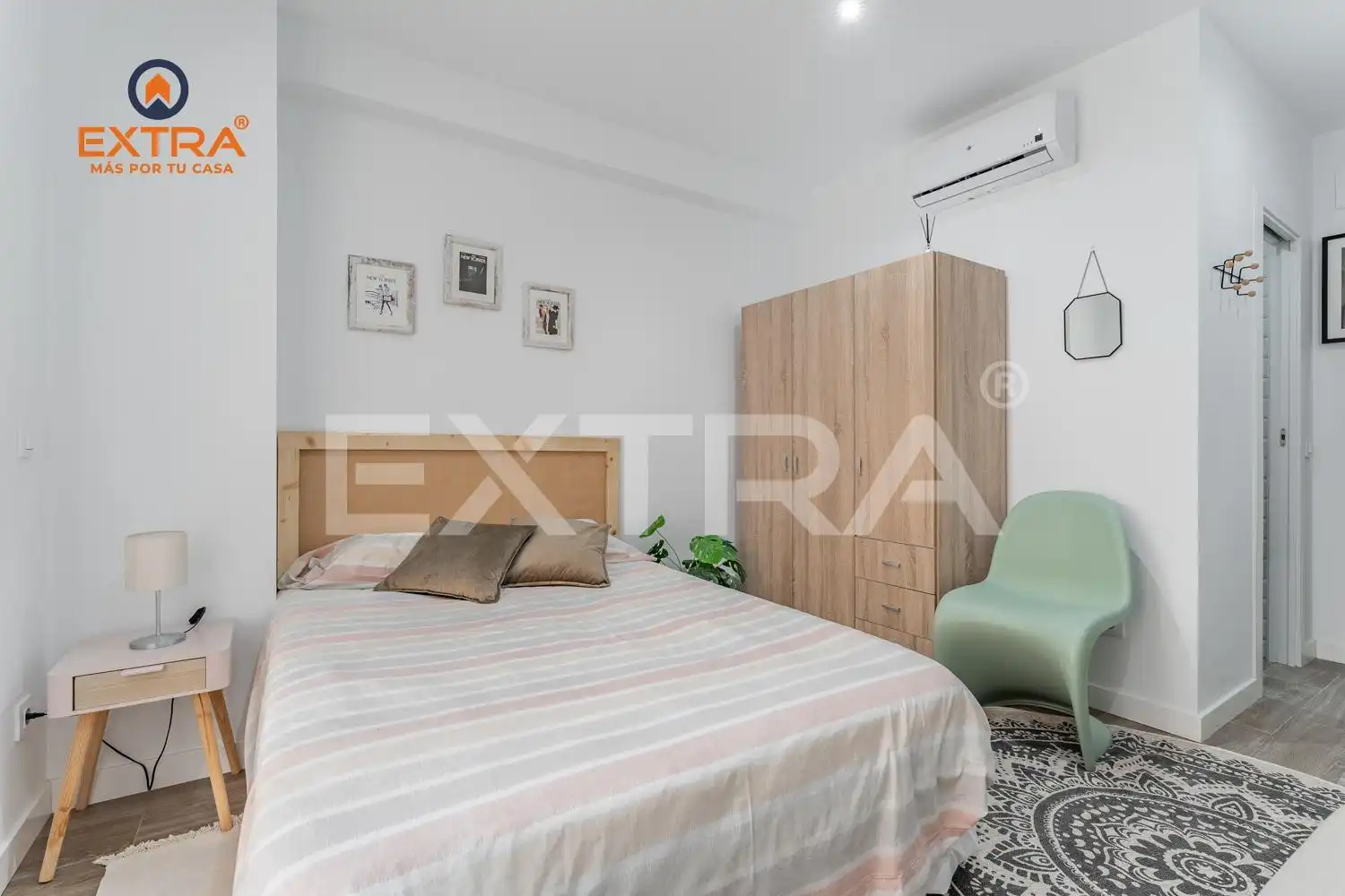 Schlafzimmer von Wohnung zum Verkauf in Madrid mit Klimaanlage, Heizung und Abstellraum