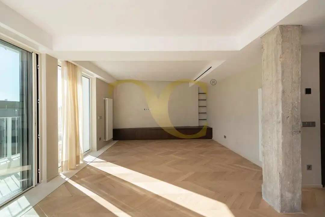 Sala d'estar de Àtic en venda en Madrid amb Aire condicionat, Calefacció i Terrassa