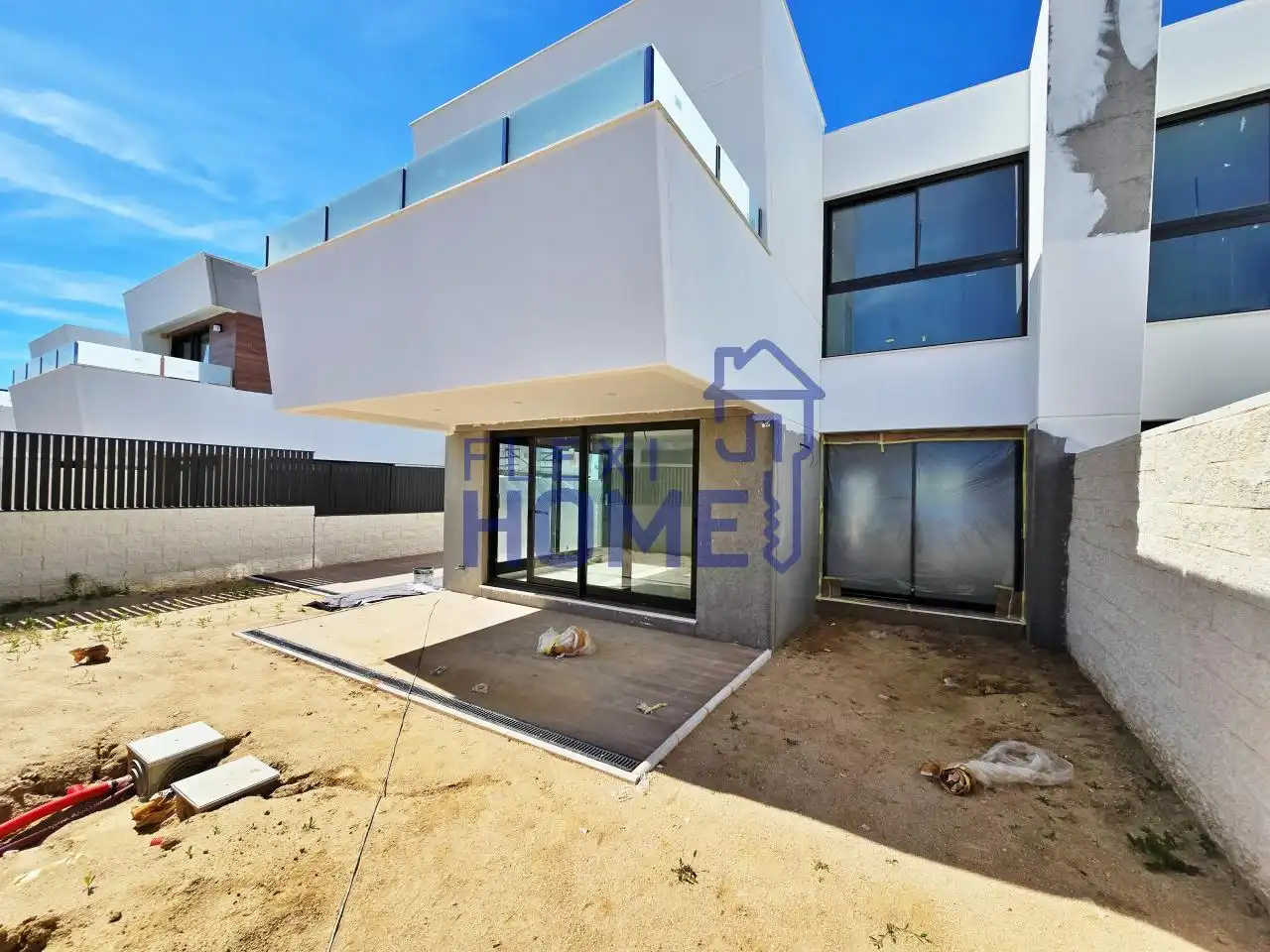 Vista exterior de Casa adosada en venta en Villaviciosa de Odón con Calefacción, Jardín privado y Terraza