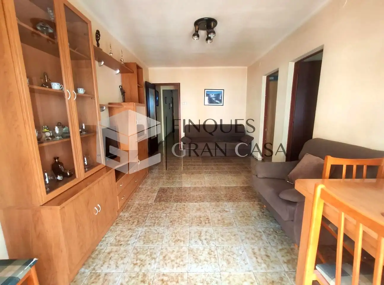 Living room of Flat for sale in Canovelles  with Balcony and Alarm