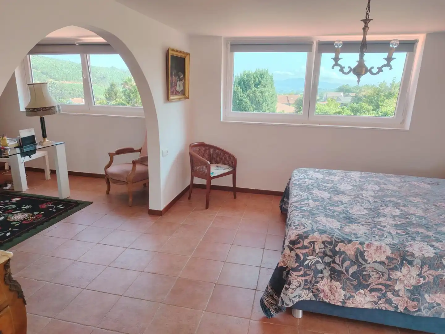 Sala d'estar de Casa o xalet en venda en O Rosal   amb Terrassa, Piscina i Balcó