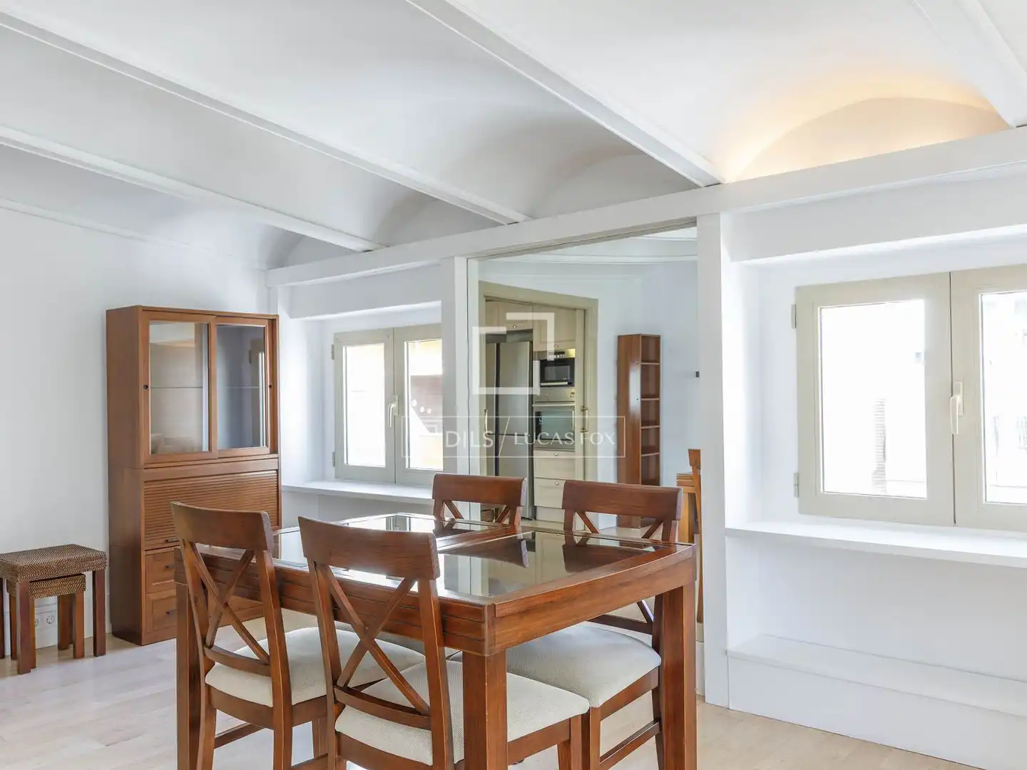 Comedor de Piso de alquiler en Valencia con Aire acondicionado, Calefacción y Parquet