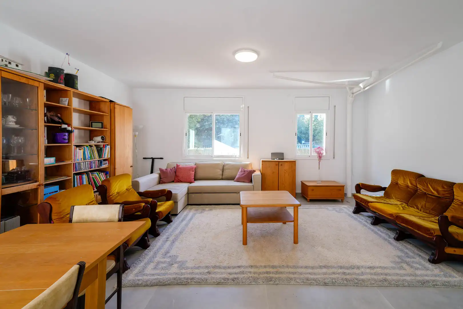 Wohnzimmer von Haus oder Chalet zum Verkauf in Dosrius mit Heizung, Parkett und Terrasse