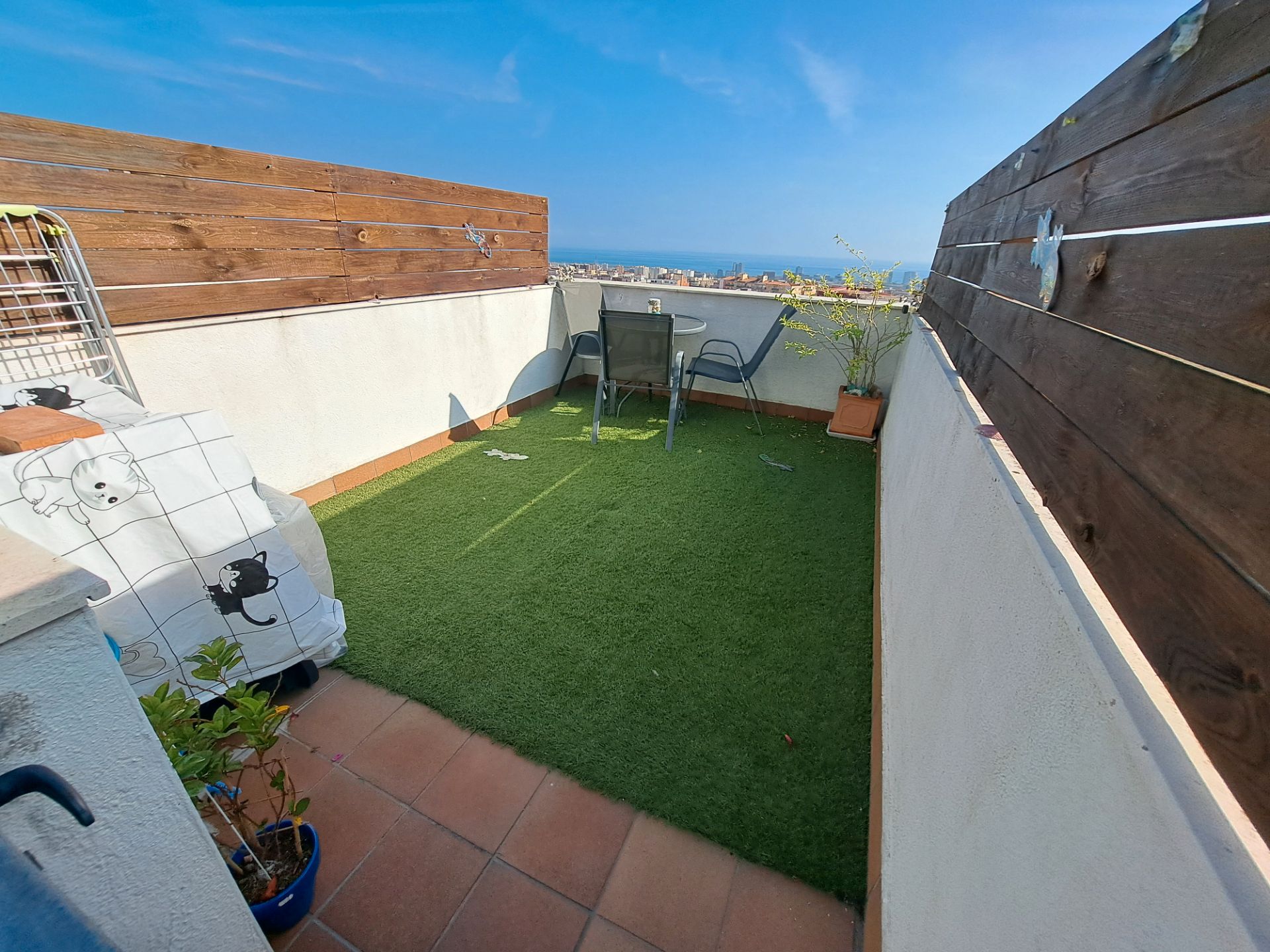 Terrace of Apartment for sale in Mataró  with Air Conditioner, Parquet flooring and Terrace