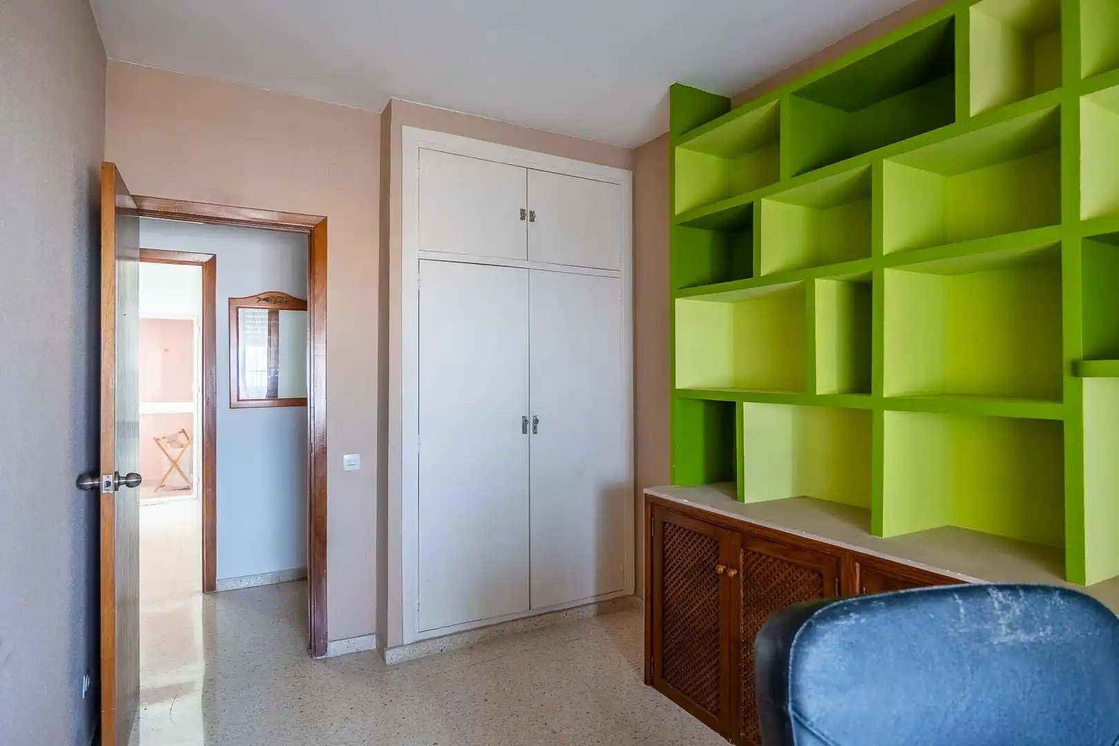 Bedroom of Flat for sale in Dos Hermanas  with Air Conditioner, Terrace and Furnished