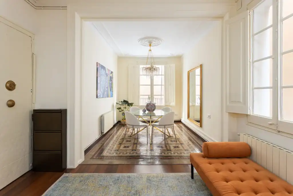 Esszimmer von Wohnungen zum Verkauf in Barcelona mit Heizung, Abstellraum und Balkon