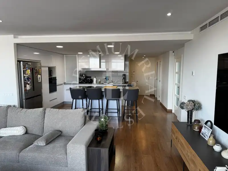 Kitchen of Attic for rent in Barcelona  with Air Conditioner, Heating and Parquet flooring