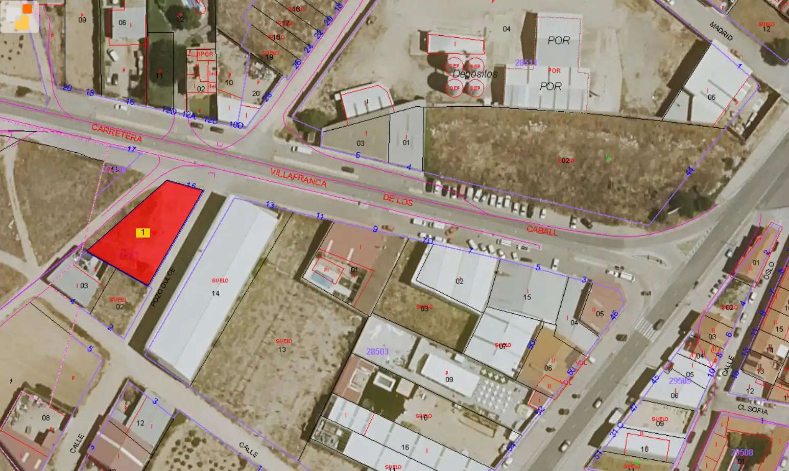 Terreno residencial en venta en Carretera Quero 15