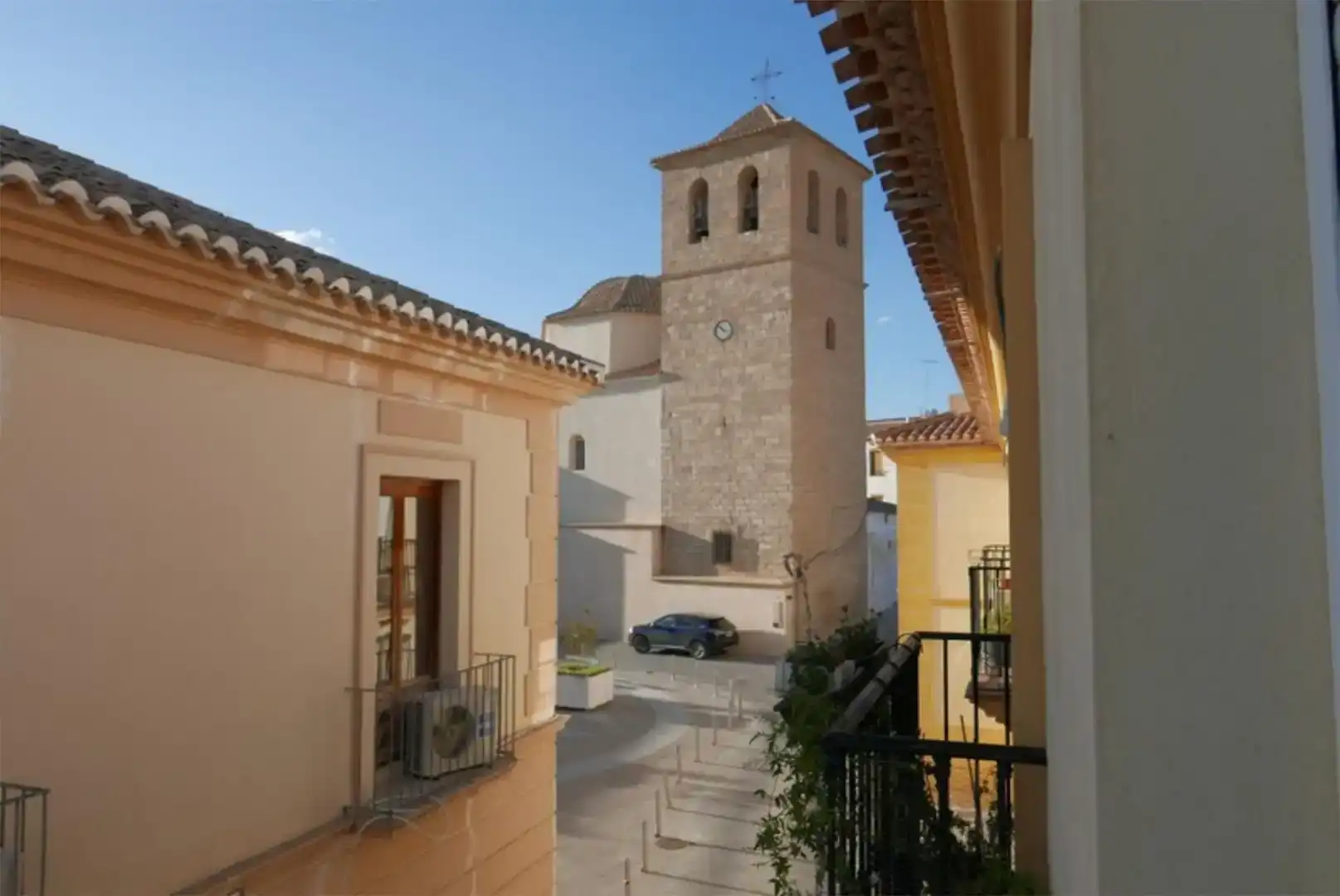 Vista exterior de Piso en venta en Benamaurel con Aire acondicionado, Parquet y Trastero