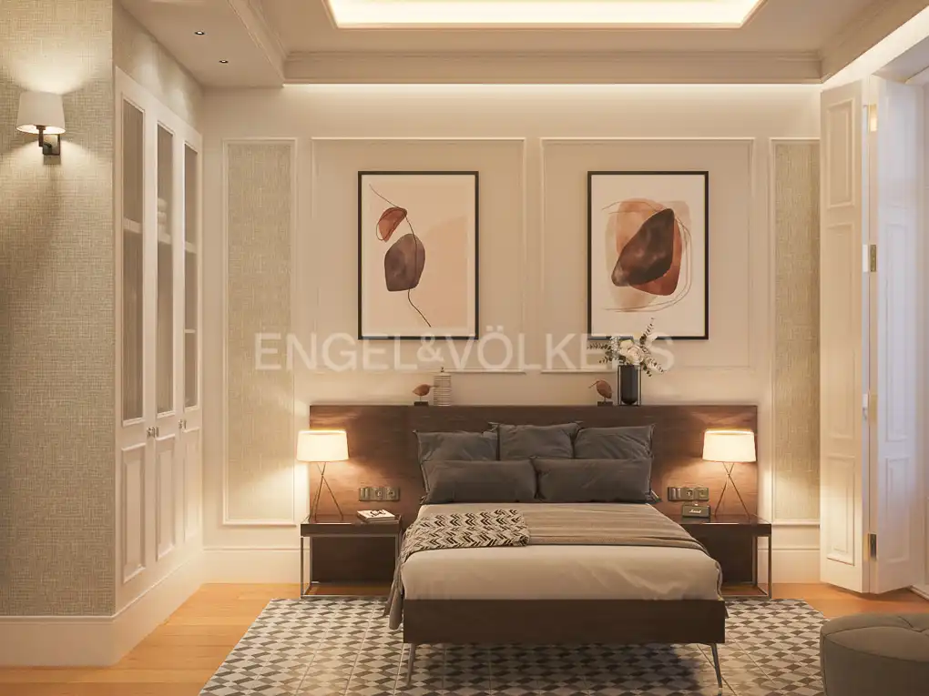 Bedroom of Apartments for sale in Valencia  with Air Conditioner, Heating and Balcony
