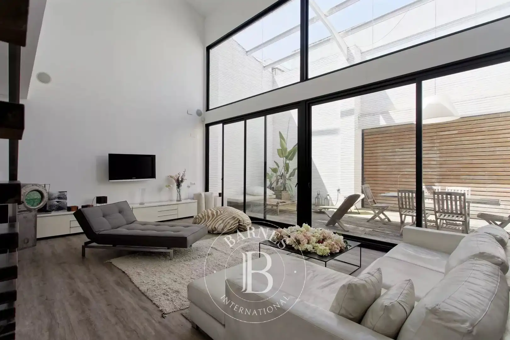 Wohnzimmer von Loft zum Verkauf in Barcelona mit Klimaanlage, Heizung und Terrasse