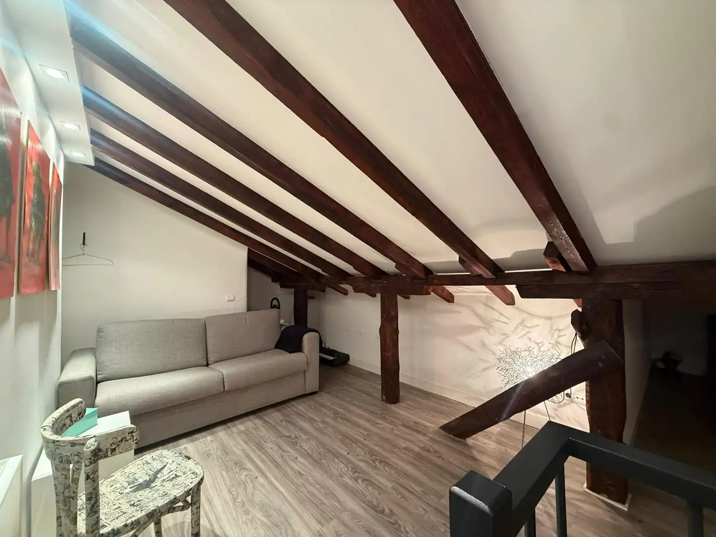 Living room of Duplexes for sale in Madrid  with Air Conditioner, Heating and Storage room