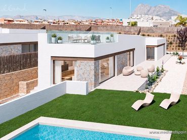 Chalet con piscina en venta en Balcón de Finestrat - Terra Marina