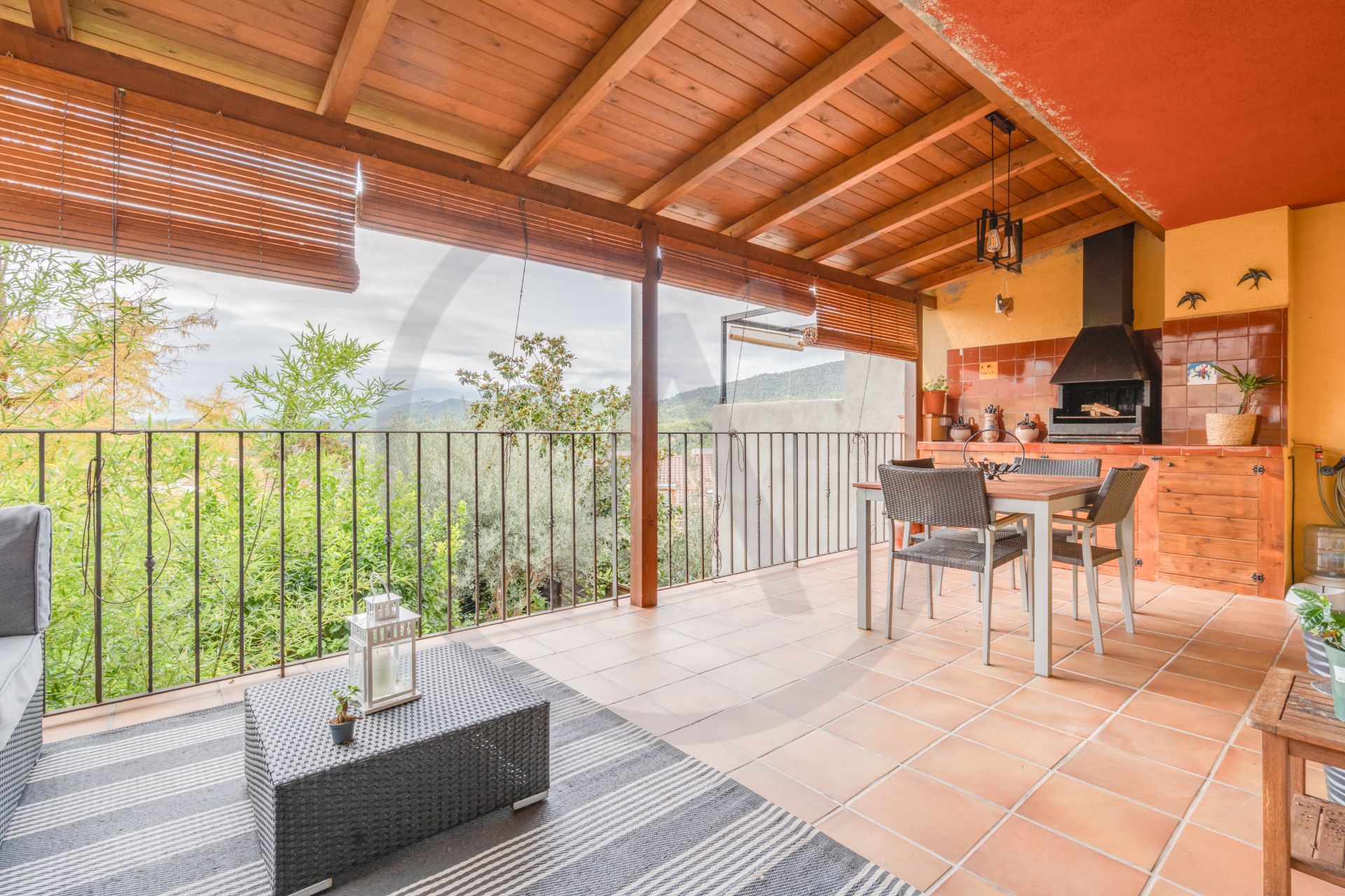Terrace of House or chalet for sale in Viladecavalls  with Heating, Parquet flooring and Terrace
