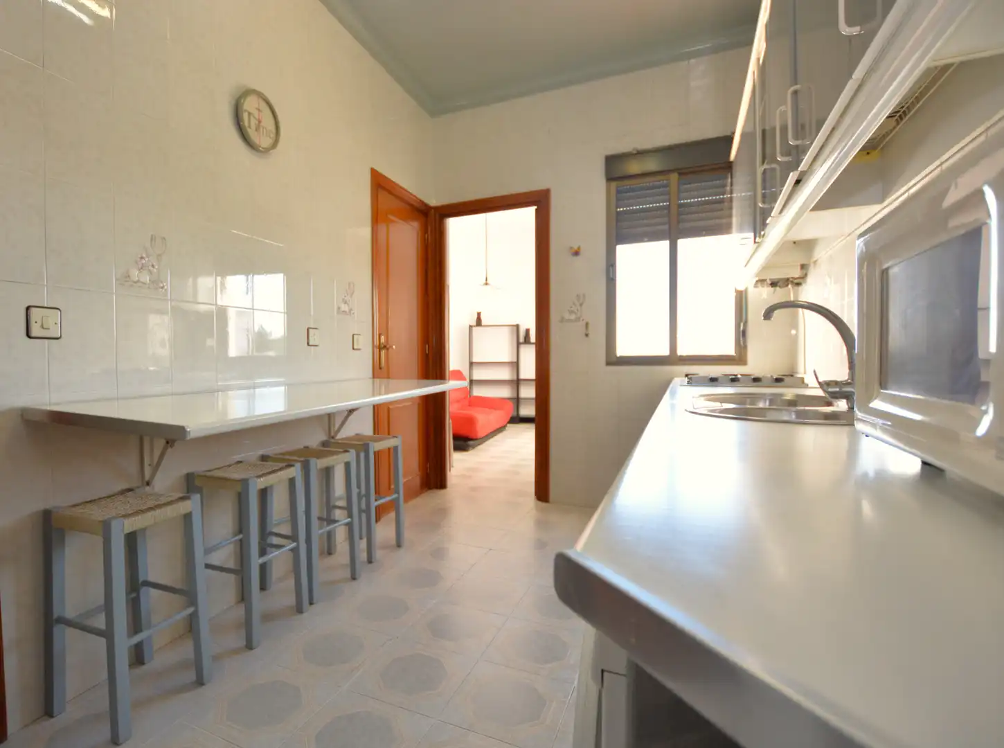 Cocina de Casa adosada en venta en Santa Olalla del Cala con Aire acondicionado, Terraza y Balcón