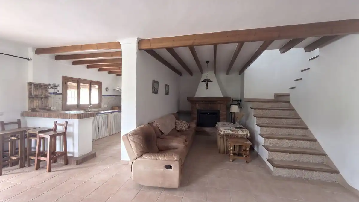 Country homes for rent in Valle de Abdalajís  with Air Conditioner, Heating and Private garden