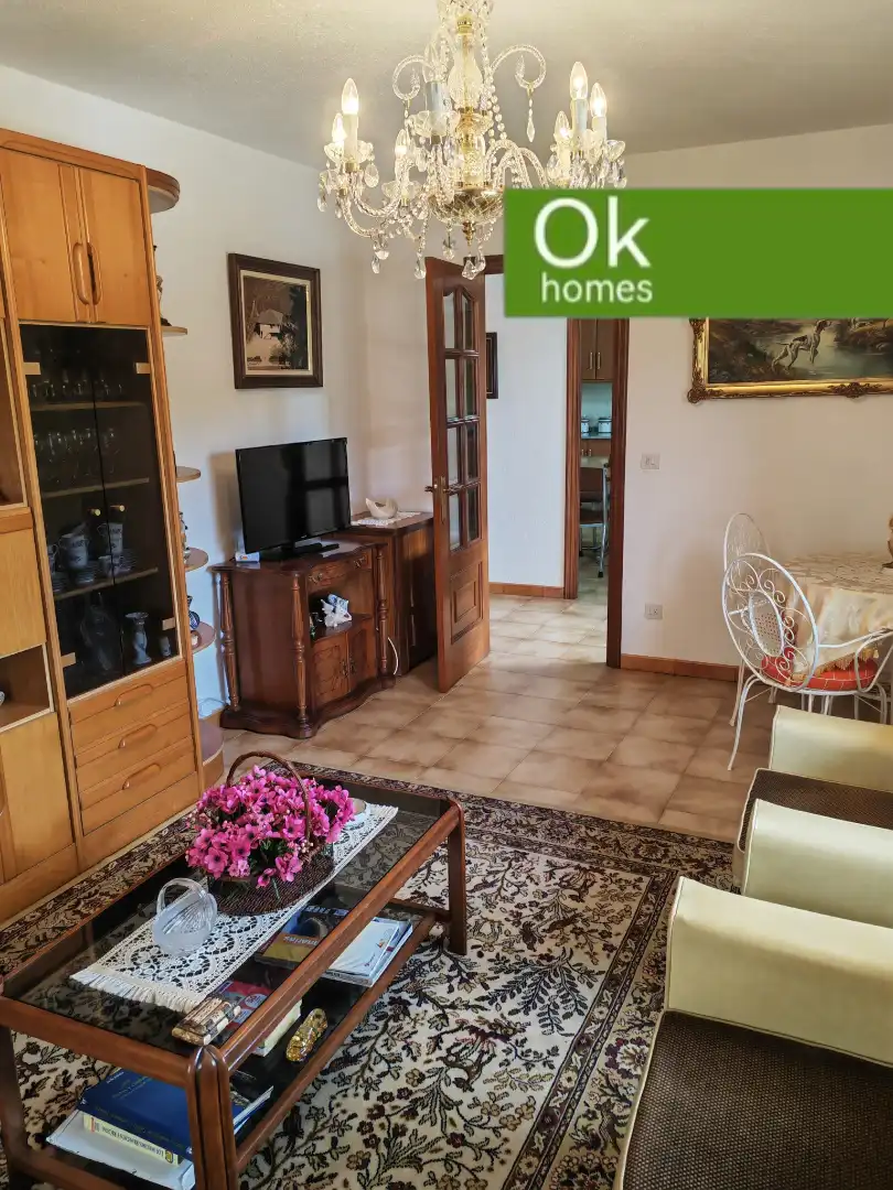 Sala de estar de Casa o chalet en venta en Mesía con Calefacción, Jardín privado y Parquet