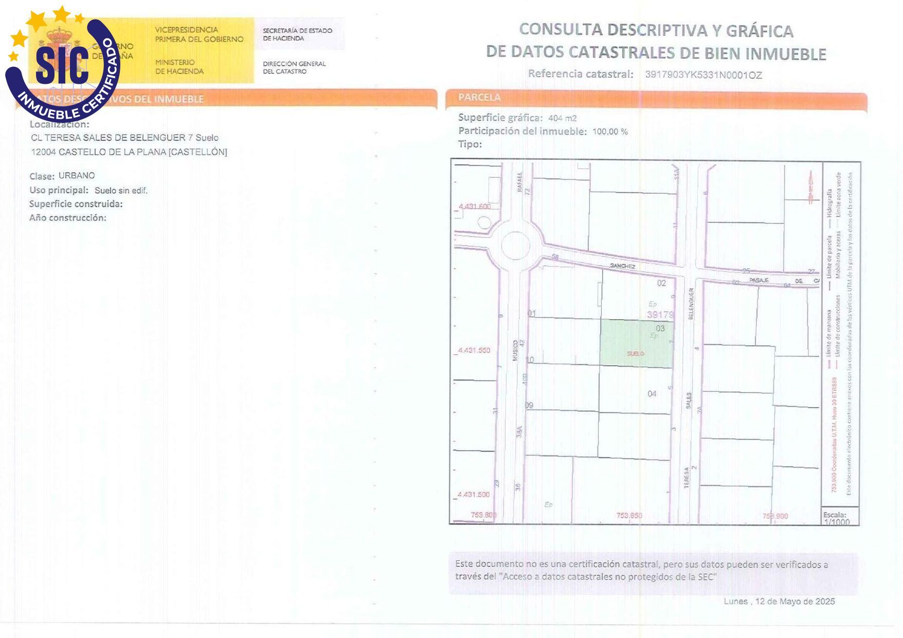 Residential for sale in Castellón de la Plana / Castelló de la Plana