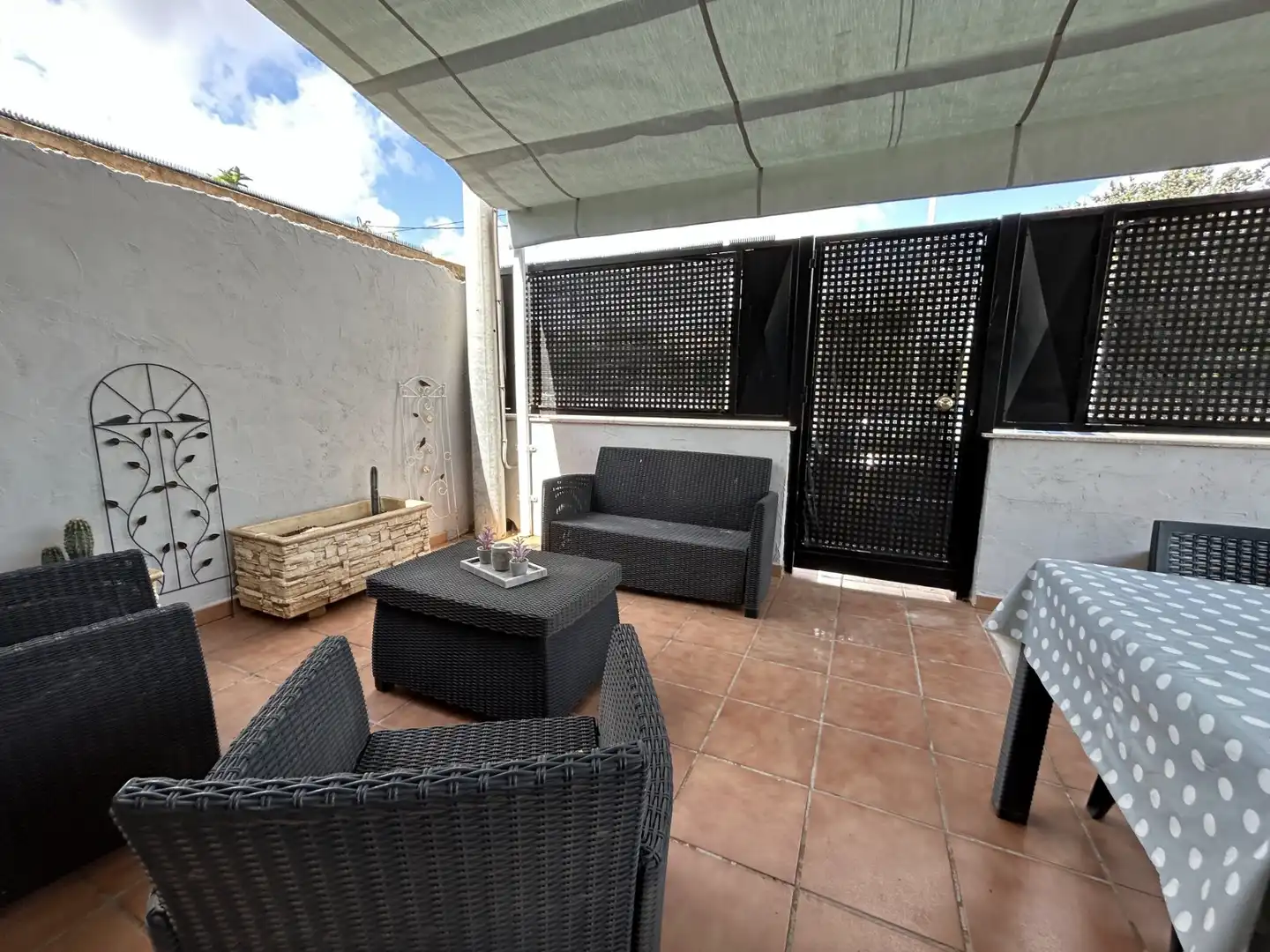 Terrassa de Casa o xalet en venda en Cartagena amb Aire condicionat, Jardí privat i Terrassa
