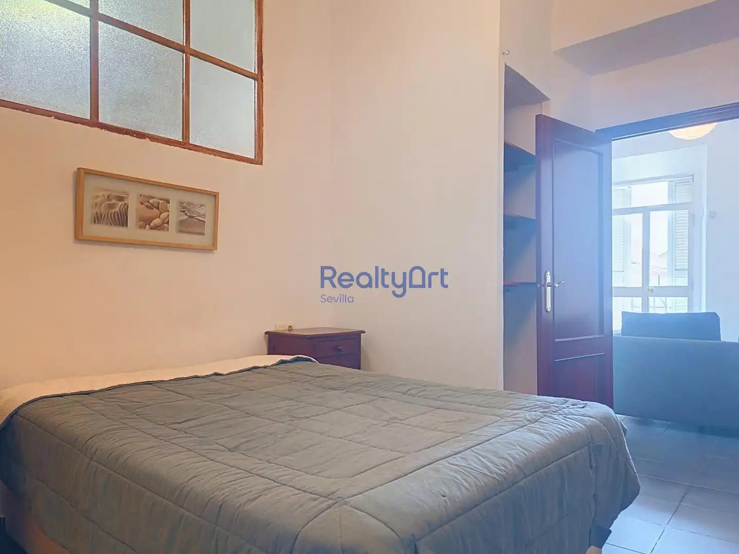 Habitación de Piso de alquiler en Sevilla con Aire acondicionado, Terraza y Amueblado