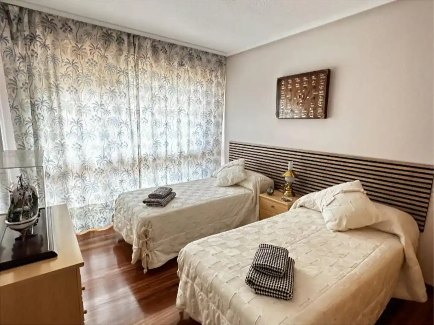 Bedroom of Flat for rent in Santoña  with Private garden, Parquet flooring and Storage room
