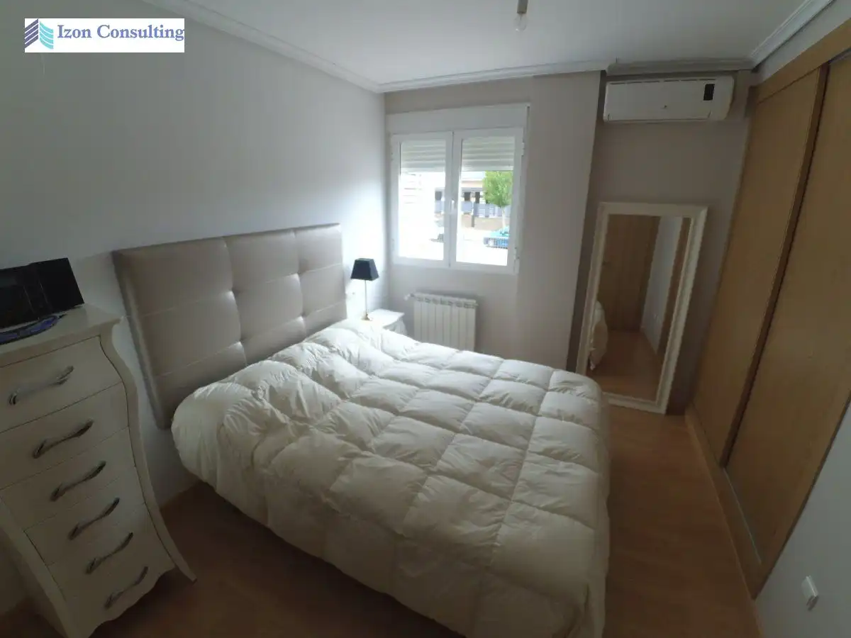 Bedroom of Apartments for rent in Albacete  with Air Conditioner, Heating and Furnished