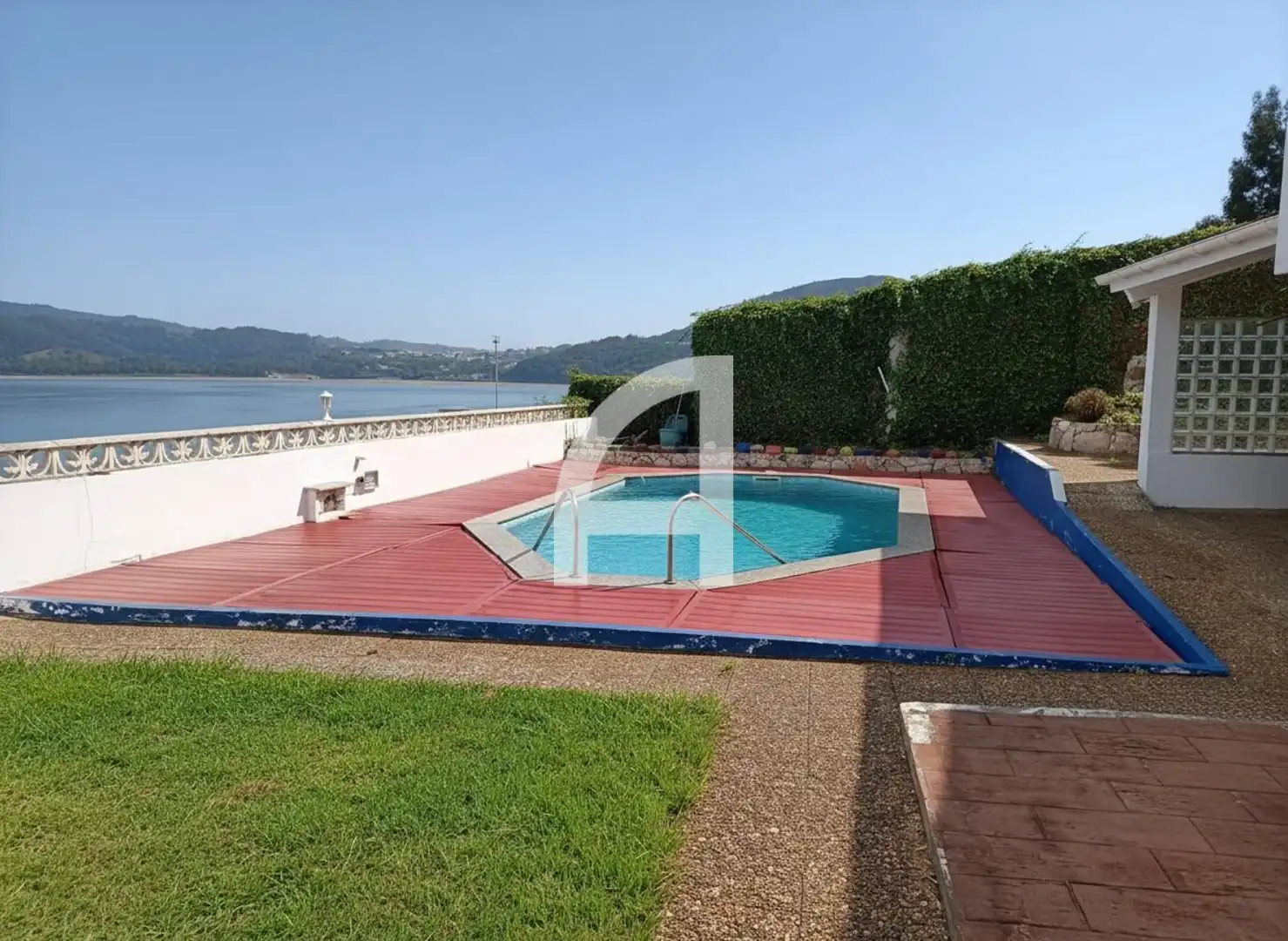 Swimming pool of Houses for sale in O Vicedo   with Heating, Terrace and Storage room