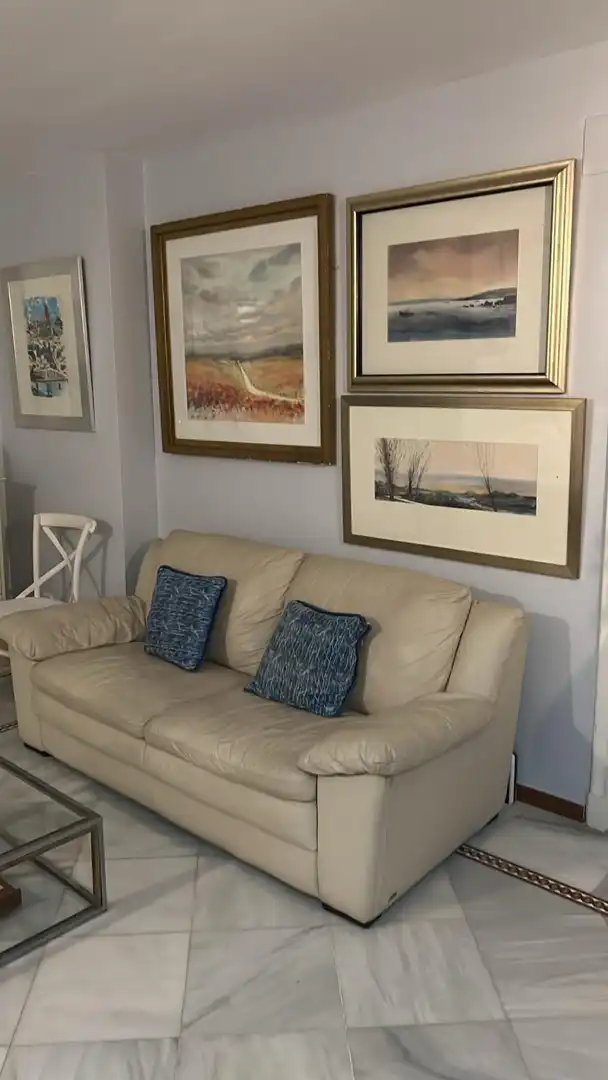 Wohnzimmer von Maisonette zur Miete in El Puerto de Santa María mit Klimaanlage, Terrasse und Möbliert