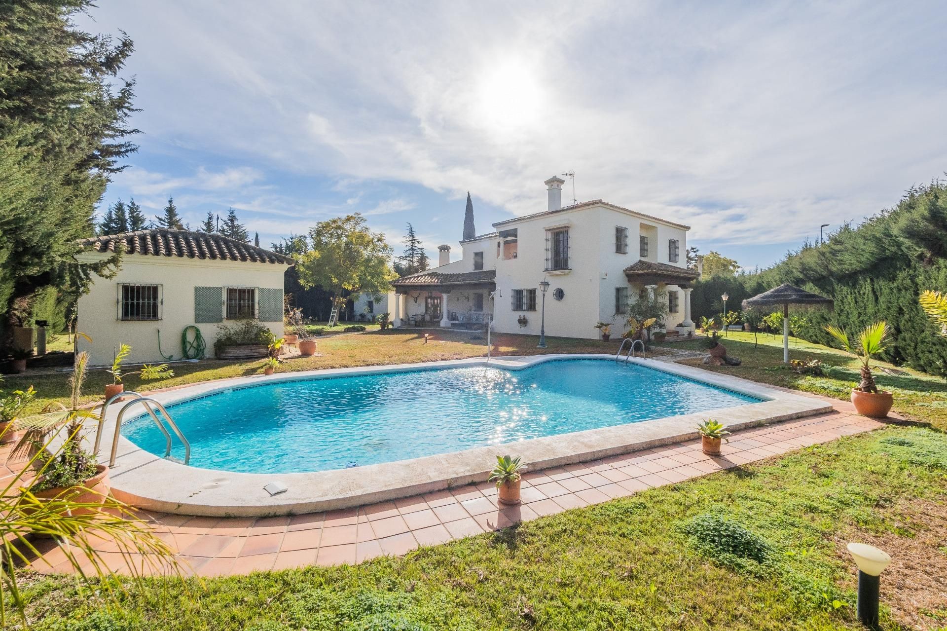 Garden of House or chalet for sale in Arcos de la Frontera  with Air Conditioner, Heating and Private garden