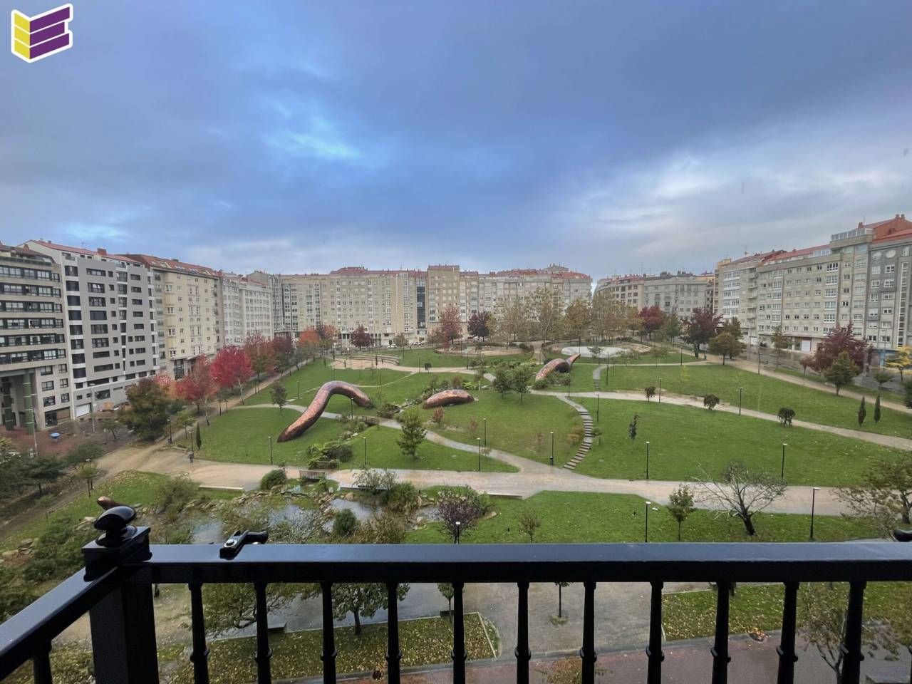 Exterior view of Flat to rent in Vigo   with Heating, Parquet flooring and Storage room