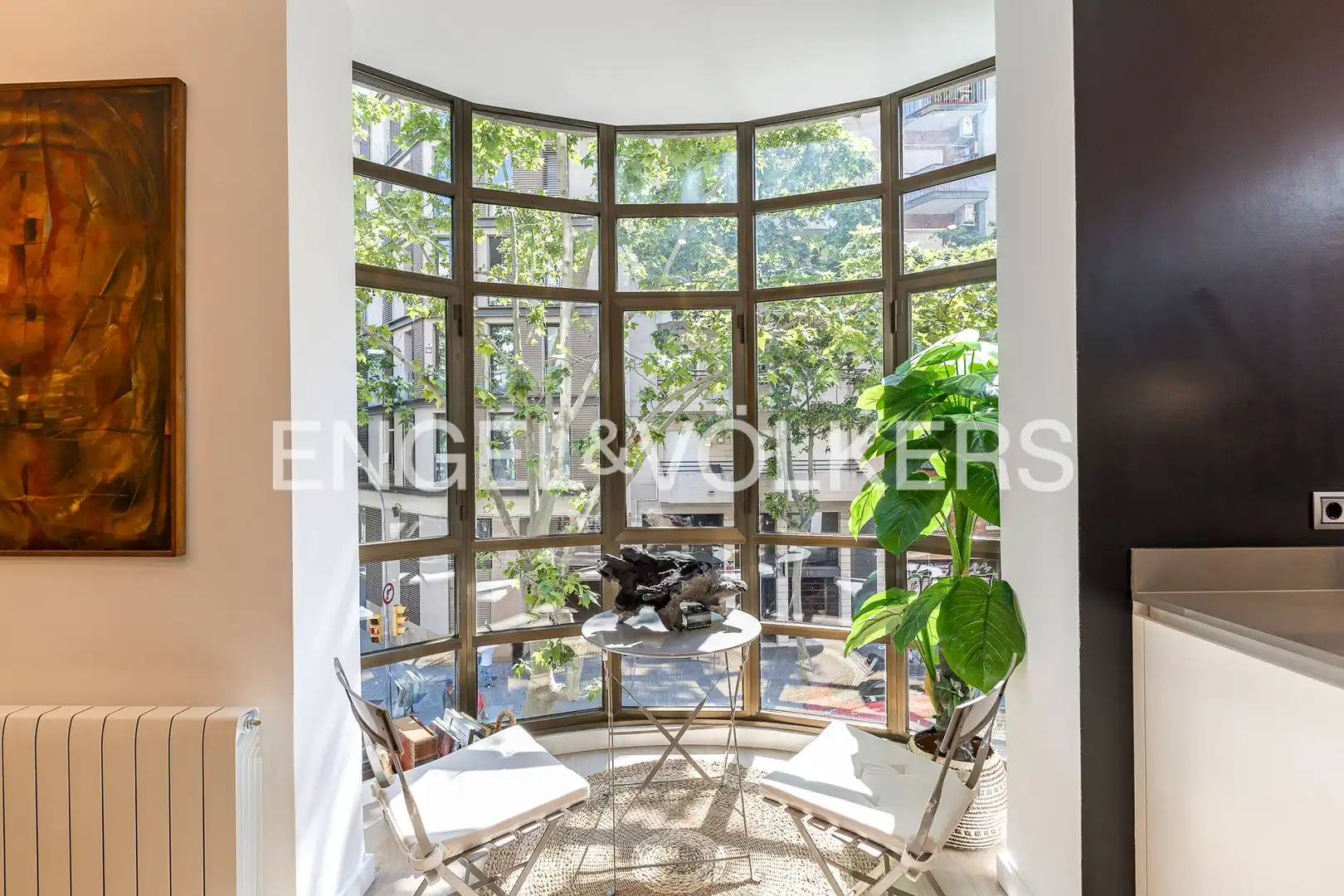 Terrace of Flat for rent in Barcelona  with Air Conditioner, Heating and Private garden